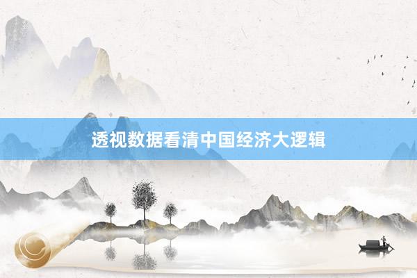 透视数据看清中国经济大逻辑