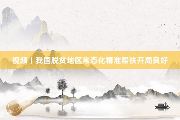 视频丨我国脱贫地区常态化精准帮扶开局良好