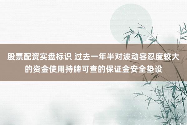 股票配资实盘标识 过去一年半对波动容忍度较大的资金使用持牌可查的保证金安全垫设