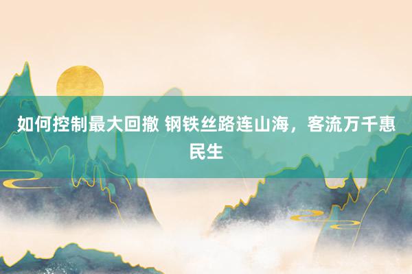 如何控制最大回撤 钢铁丝路连山海，客流万千惠民生